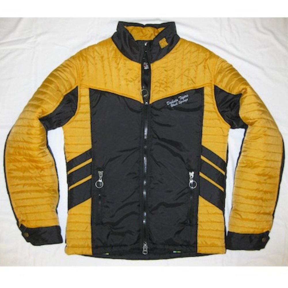 RINGSPUN 'Dakota Tigers No Guts No Glory' Jacket - L Gold/Blk/Wht (SUPER RARE!!)